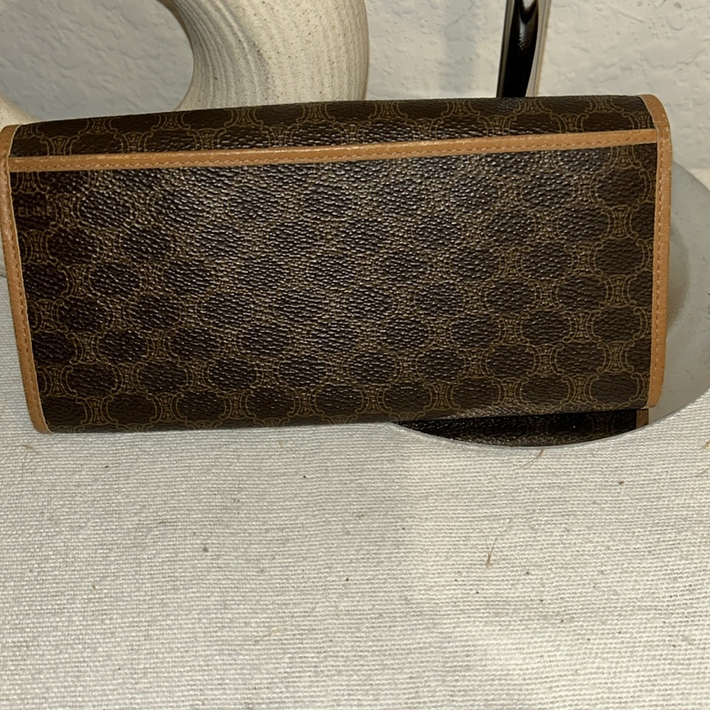 Celine Long Wallet Purse Macadamia kiss lock authentic - Picture 3 of 17